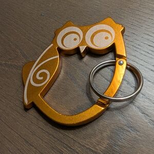 Owl Shaped Carabiner Keychain